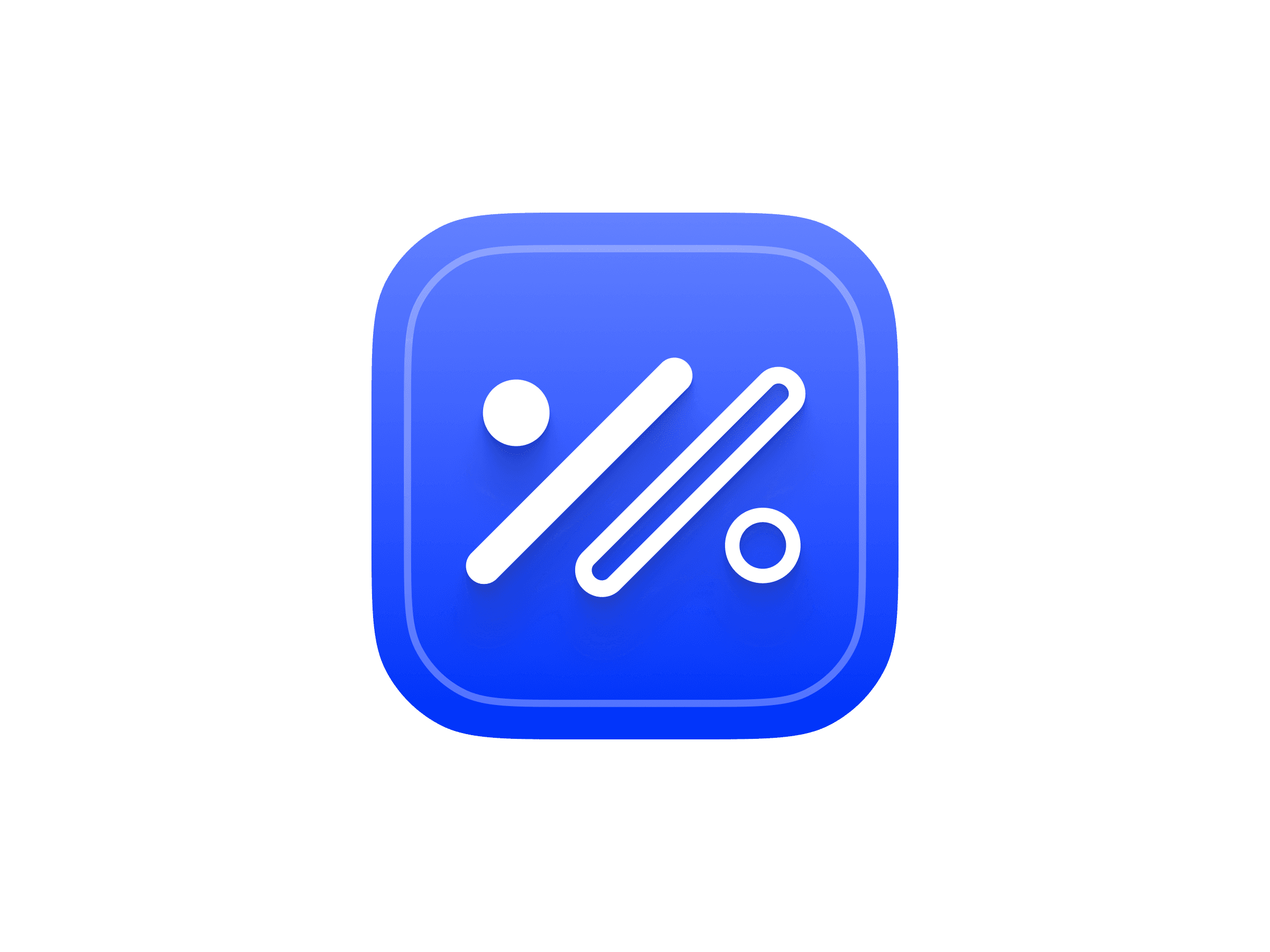 Subdivide’s blue app icon on a pale background.